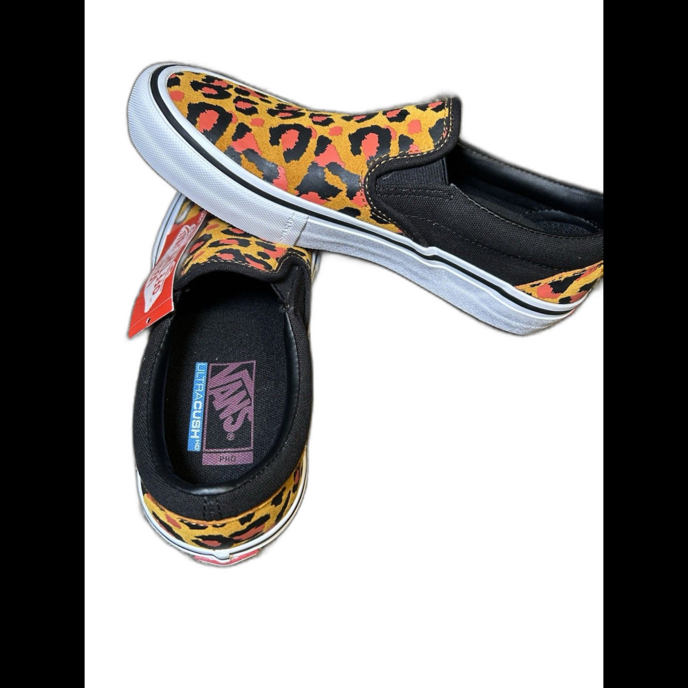 Vans Punk Leopard Print Slip-On Pro - Men’s Size 6 NEW - Picture 7 of 12